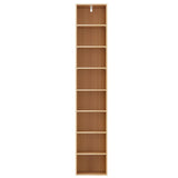 Artiss Bookshelf 8 Tiers MILO Pine - 45-Degree Angle