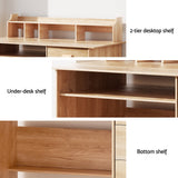 Artiss Computer Desk Office Study Desks Table Shelf Drawer - Rear View