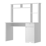 Artiss Computer Desk Office Study Desks Table Drawer Bookshelf Cabinet - Close-Up Angle