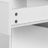 Artiss Computer Desk Office Study Desks Table Drawer Bookshelf Cabinet - Side View