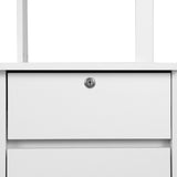 Artiss Computer Desk Office Study Desks Table Drawer Bookshelf Cabinet - Top-Down View