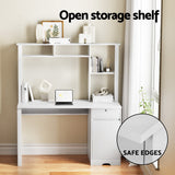 Artiss Computer Desk Office Study Desks Table Drawer Bookshelf Cabinet - 45-Degree Angle