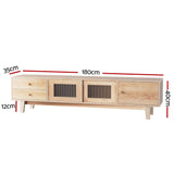 Artiss TV Cabinet Entertainment Unit Stand Storage Drawer 180CM - Top-Down View