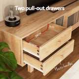 Artiss TV Cabinet Entertainment Unit Stand Storage Drawer 180CM - Close-Up Angle