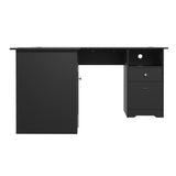 Artiss Computer Desk Home Office Study Desks L-shaped Corner Table with Storage - Side View