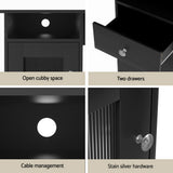 Artiss Computer Desk Home Office Study Desks L-shaped Corner Table with Storage