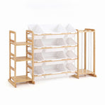 Keezi 3-in-1 Kids Toy Storage Organiser with 12 Bins, Shelves & Animal Storage