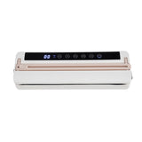 Devanti Food Vacuum Sealer Machine Fresh Storage Auto Seal Slide Cutter 6 Modes White - Side View