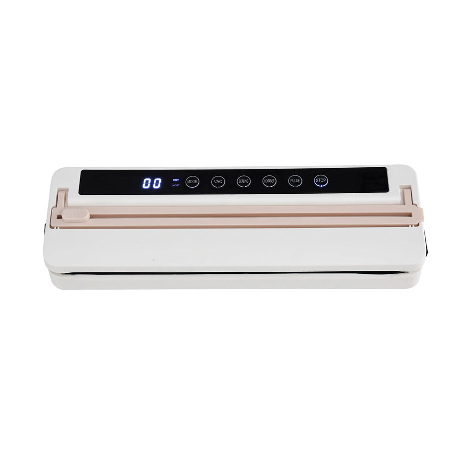 Devanti Food Vacuum Sealer Machine Fresh Storage Auto Seal Slide Cutter 6 Modes White