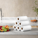 6 Rolls Food Vacuum Sealer Bags Storage Saver Heat Sealing Bag Pack 15CMX6M - Top-Down View