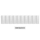 10 Rolls Food Vacuum Sealer Bags Storage Saver Heat Sealing Bag Pack 15CMX6M - Front View