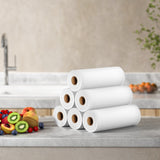 6 Rolls Food Vacuum Sealer Bags Storage Saver Heat Sealing Bag Pack 20CMX6M - Top-Down View
