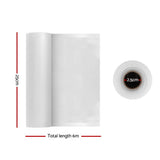 6 Rolls Food Vacuum Sealer Bags Storage Saver Heat Sealing Bag Pack 25CMX6M - Front View