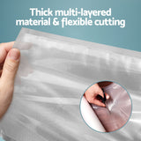 2 Rolls Food Vacuum Sealer Bags Storage Saver Heat Sealing Bag Pack 28CMX6M - Top-Down View