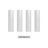 4 Rolls Food Vacuum Sealer Bags Storage Saver Heat Sealing Bag Pack 28CMX6M - Side View
