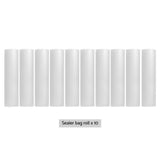 10 Rolls Food Vacuum Sealer Bags Storage Saver Heat Sealing Bag Pack 28CMX6M - Side View