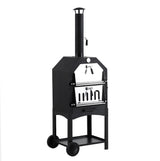 3in1 Pizza Oven Charcoal BBQ Grill Steel-2018816897616842752