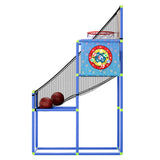 Basketball Arcade Game Electronic Scorer 3 Games Adjustable Kids Blue - Top-Down View