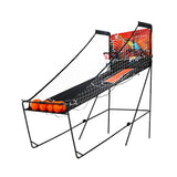 Basketball Arcade Game Electronic Scorer 8 Games Double Shoot Black - Side View