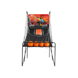 Basketball Arcade Game Electronic Scorer 8 Games Double Shoot Black - Top-Down View