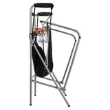 Basketball Arcade Game Electronic Scorer 8 Games Double Shoot Grey - 45-Degree Angle