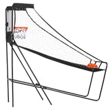 Basketball Arcade Game Electronic Scorer 8 Games Double Shoot Grey - Side View
