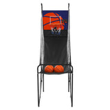 Basketball Arcade Game Electronic Scorer 8 Games Double Shoot Grey - Top-Down View