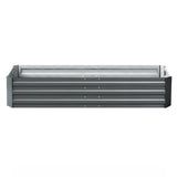 Extra-Large Galvanised Steel Raised Garden Bed for Growing Vegetables and Herbs - 210 x 90 cm - Side View