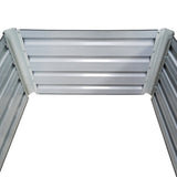 Green Fingers Garden Bed 240X80X45cm Planter Box Raised Container Galvanised Herb - Top-Down View