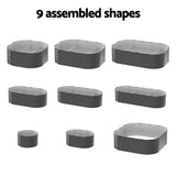 Green Fingers Garden Bed 9 In 1 Modular Planter Box Raised Container Galvanised - 45-Degree Angle