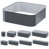 Green Fingers Garden Bed 9 In 1 Modular Planter Box 56CM height - Close-Up Angle