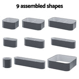 Green Fingers Garden Bed 9 In 1 Modular Planter Box 56CM height - 45-Degree Angle