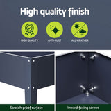 Green Fingers Raised Garden Bed x2 Elevated 100X40X80cm Planter Box Raised Container Herb - 45-Degree Angle