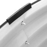 Galvanized Steel Raised Garden Bed Planter Box - 80x68cm - Top-Down View
