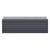 Green Fingers Garden Bed 320x80x77cm Planter Box Raised Container Galvanised Herb - Side View