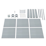 Green Fingers Garden Bed 320x80x77cm Planter Box Raised Container Galvanised Herb - Close-Up Angle