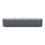 2x Green Fingers Raised Garden Bed 320X80X56cm Oval Planter Box