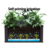 Green Fingers Garden Bed 40x40x23cm PP Planter Box Raised Container Growing Herb - Rear View