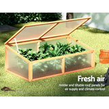 Green Fingers Garden Bed 110x58x42cm Wooden Planter Box Raised Container Growing - 45-Degree Angle