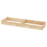 Green Fingers Garden Bed 150x90x30cm Wooden Planter Box Raised Container Growing - Side View