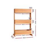 Green Fingers Garden Bed Elevated 69x39x106cm Wooden Planter Box Container Herb - Front View