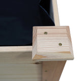 Green Fingers Garden Bed Elevated 120x60x80cm Wooden Planter Box Raised Container - Side View