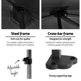 Instahut Gazebo Pop Up Marquee 3x4.5 Folding Tent Wedding Gazebos 500D Black