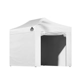 Instahut Gazebo 3x4.5 Pop Up Marquee Folding Tent Wedding Gazebos Camping Outdoor Shade Canopy White - Low Angle