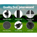 Instahut Gazebo 3x6 Pop Up Marquee Folding Tent Wedding Gazebos Camping Outdoor Shade Canopy Black - Rear View