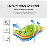 Instahut Gazebo Pop Up Marquee 3x6 Folding Tent Gazebos 500D Oxford Fabric White - 45-Degree Angle