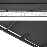 Instahut Gazebo Marquee 3m Outdoor Event Wedding Tent Camping Party Shade Iron Art Canopy Grey - Side View