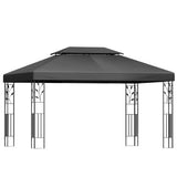 Instahut Gazebo 4x3m Marquee Outdoor Wedding Party Event Tent Home Iron Art Shade Grey - Close-Up Angle