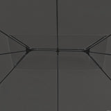 Instahut Gazebo 4x3m Marquee Outdoor Wedding Party Event Tent Home Iron Art Shade Grey - Side View