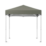 Instahut Gazebo 2x2m Outdoor Patio Garden Marquee Shade w/ Base Pods Grey - Side View